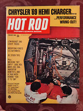 Rare chargeur Hot Rod février 1969 Chrysler Hemi 429 Ford Mustang