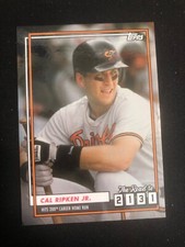 2020 Topps X Exclusive Cal Ripken Jr. 200th HR 16 Only 2,000 Made