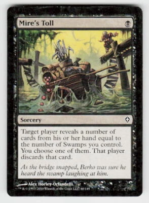 Worldwake #60 Mire's Toll Non-Foil - Image 1 of 2