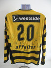 YOUNG BOYS 2009/2010 MATCH WORN HOME FOOTBALL LONG SLEEVE #20 AFFOLTER SIGNED