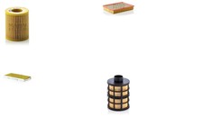 Inspection package filter set XL MAN FILTER filter insert with fungicidal effect