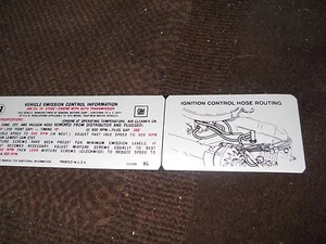 1970 BUICK GS GRAN SPORT WILDCAT RIVIERA 455 STAGE 1 EMISSIONS DECAL AUTO LATE - Picture 1 of 1