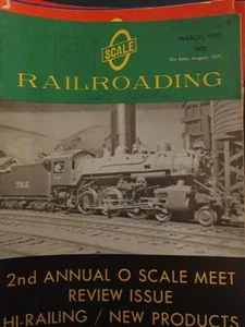 Scale Railroading Magazine March 1971 Good condition - Picture 1 of 1