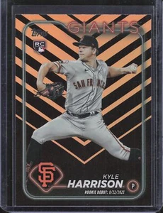 Actualización Topps 2024 Halloween Lámina Naranja y Negra #US83 Kyle Harrison - Imagen 1 de 2