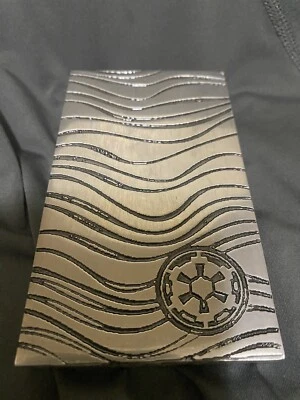 Star Wars Beskar Bars from The Mandalorian Pure Aluminum (Graphite Enamel Infill