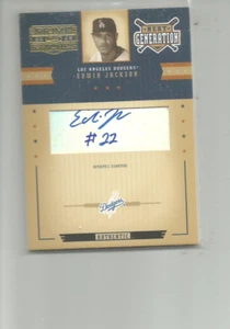 2005 PRIME PATCHES NEXT GENERATION AUTOGRAPH #14 EDWIN JACKSON    B22 - Picture 1 of 2