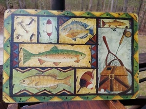 Tempered Glass Cutting Board - 12 by 18 Inches - Textured - Bild 1 von 2