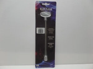 BLUE FLAME NKY.8.06 8" UNIVERSAL GAS VALVE KEY SATIN CHROME - 0.25" TO 0.3125" - Picture 1 of 2
