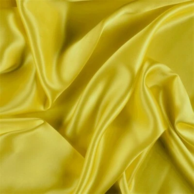 CHARMEUSE SOLID FABRIC SHINY BRIDAL SATIN DRESSES WEDDING SEWING 60"BY THE YARD  - Image 1 of 2