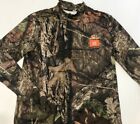 Mossy Oak Thermal Mock Neck Men's Hunting Camouflage Shirt Scent Reduction L