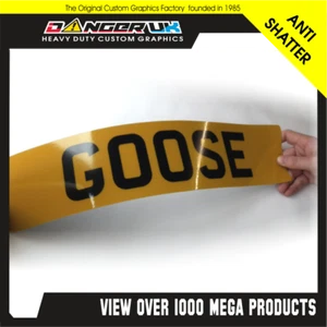 Personalised Sign House Lorry Van Trailer Sign reflective Name PLAQUES - Picture 1 of 7