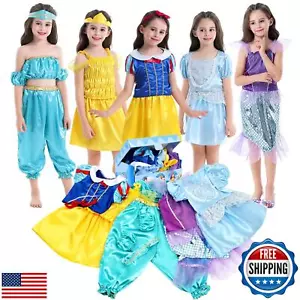 VGOFUN Princess Dresses for Girls - Dress up Clothes for Toddler Girl Pretend - Picture 1 of 5