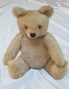 VINTAGE STEIFF BLONDE MOHAIR 13" TEDDY BEAR missing EAR TAG - Picture 1 of 5