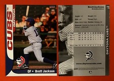 Brett Jackson 2010 Choice DAYTONA CUBS FLORIDA STATE LEAGUE Rookie QTY
