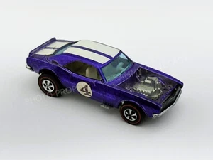 Hot Wheels Redline HEAVY CHEVY Tough Purple HK White Interior Very Nice !!! - Picture 1 of 5