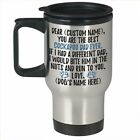 Personalized Cockapoo Dog Dad Travel Mug, Cockerdoodle Cross-Breed Daddy Gift