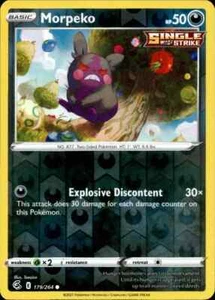 Morpeko - 179/264 - Reverse Holo Fusion Strike Pokémon Card - NM/M! - Picture 1 of 1