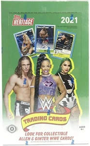 2021 TOPPS WWE HERITAGE WRESTLING HOBBY BOX FACTORY SEALED NEW - Picture 1 of 2