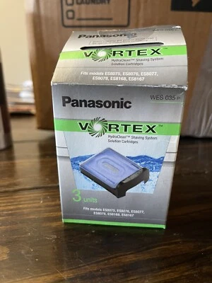 Panasonic Vortex HydraClean система бритья 3 упаковки картриджи WES 035 P новый - Изображение 1 из 4