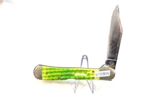 Case XX™ 61749L Mini Copperlock Emerald Green Bone 70mm c2003 missing decal - Picture 1 of 3