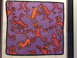 Matt Rinard signiert 1992 Mardi Gras New Orleans LE Lithographie Druck Künstler gerahmt - Bild 1 von 7
