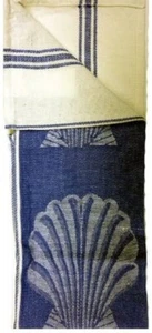 Toalla de cocina, toalla de vajilla, azul y blanco, 100% algodón, toalla seca  - Imagen 1 de 5