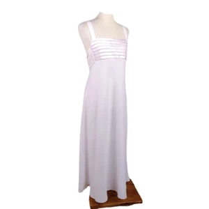 Jones New York Camisón Rosa Plisado Corpiño Correa Ajustable Largo XL - Imagen 1 de 12