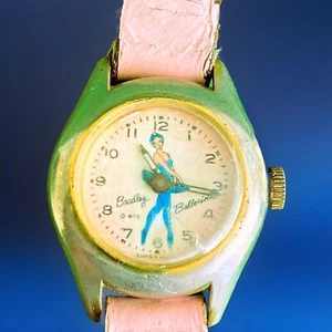 Vintage Bradley Ballerina Collectible Watch BTC Swiss Made UNTESTED/NOT WORKING - Picture 1 of 10