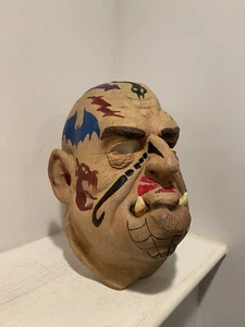 Rubber Troll Ogre Evil Circus Mask 2000 The Paper Magic Group Vintage Halloween - Picture 1 of 10