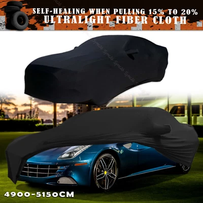 For Ferrari FF Satin Soft Stretch Indoor Car Cover Scratch Dust Proof Foto 1 de 4