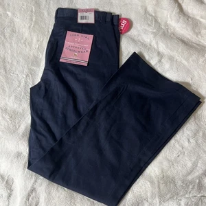 Izod Approved Schoolwear - Girls Plus Adjustable Navy Blue Pants - Size 14.5 NWT - Picture 1 of 5