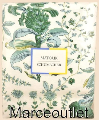 Funda nórdica Matouk Schumacher lino granada COMPLETA/QUEEN verde Foto 1 de 4