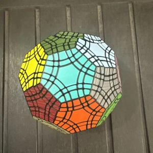 GigaTuttminx Rayminx 5x5 puzzle cervello torsione 32 lati USA fatto in casa - Foto 1 di 5