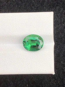 Emerald Green Faceted Tourmaline Originated From Afghanistan. 3.80 carats - Picture 1 of 3