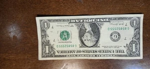2017 A Trinary Dollar Bill. Serial Number 85852555. Nice Condition. - Picture 1 of 4