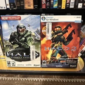 Halo: Combat Evolved & Halo 2 (Microsoft Windows, PC CD-ROM) Halo Bundle Lot PC - Bild 1 von 7