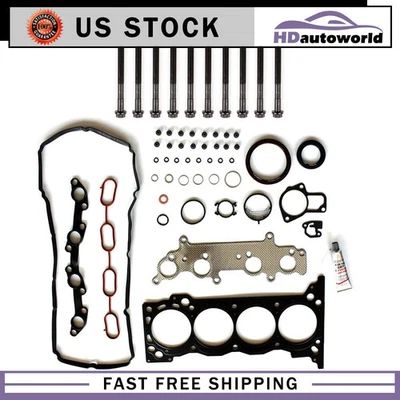 Juego de pernos de junta de culata 2005-2015 para Toyota 4Runner Tacoma 2,7 L DOHC 2TRFE Foto 1 de 4