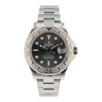 Rolex Yacht-Master Stainless Steel Grey Dial 37mm Automatic Men’s Watch 268622 - Image 1 of 4