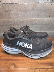 Scarpe da corsa Hoka One One M Bondi 8 uomo 10D nero/bianco - Foto 1 di 10