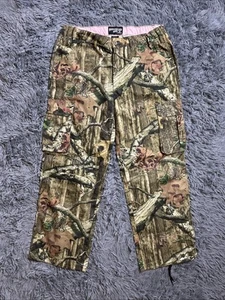 Mossy Oak Break Up Infinity Cargo Pants Adult XL Camo Pockets Cinch Leg Womens - Picture 1 of 3