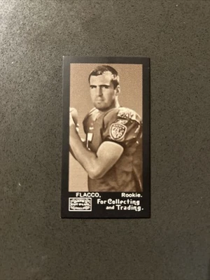 2008 Mayo’s Cut Plug Joe Flacco 134 Mint Rookie Mini Black & White Ravens - Image 1 of 2
