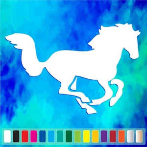 HORSE Silhouette cut vinyl decal #8 car window sticker Horse Riding, Horse Girl - Picture 1 of 2