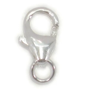 1 x 9mm Lobster Clasp Clip Trigger sterling silver fitting finding - Picture 1 of 5