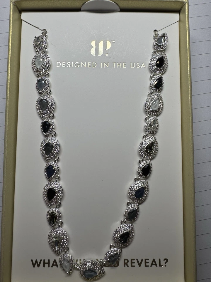 Nk74245 - Jc Unicornio Ultra Raro - Bp - Corbata Negra Crepúsculo - Chapado en Plata Foto 1 de 2