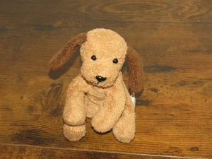 Russ Berrie Luv Pets Buddy Brown Puppy Dog 5" Beanbag Plush Stuffed Animal - Picture 1 of 3