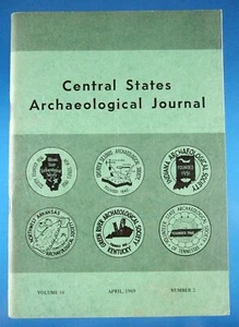 Central States Archaeological Journal Publication Indian Arrowheads Book - Picture 1 of 12