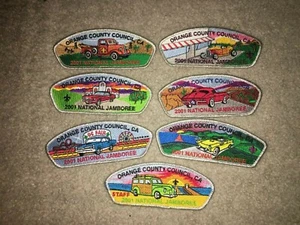 Boy Scout Orange County California Council 2001 National Jamboree JSP Patch Set - Picture 1 of 1