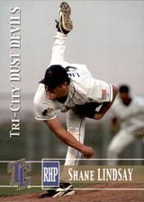 2005 Tri-City Dust Devils Grandstand #22 Shane Lindsay Bacchus Marsh Australia 