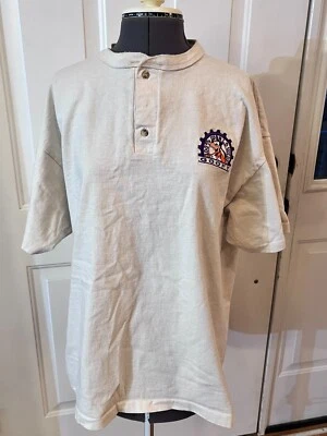 Camiseta masculina bordada 100% creme pateta vintage Disney Originals tamanho XL - Imagem 1 de 4