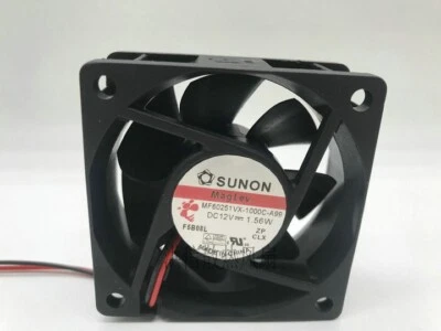 SUNON MF60251VX-1000C-A99 6025 12V 1.56W 60mm cooling fan - Image 1 of 4